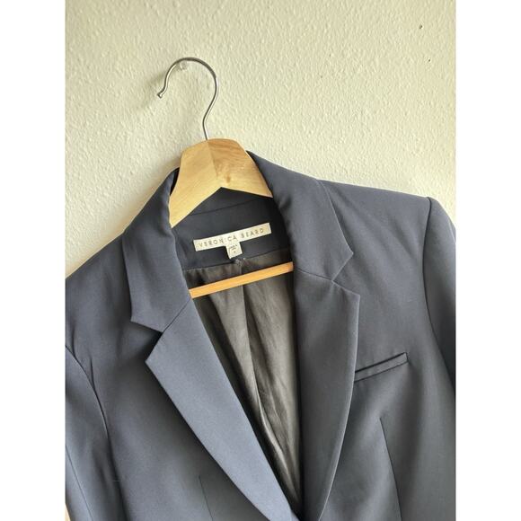 Woman’s Veronica Beard Classic Dickey Jacket Navy Size 4 - Picture 7 of 12